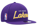 NEW ERA 9Fifty Los Angeles Lakers Script Snapback