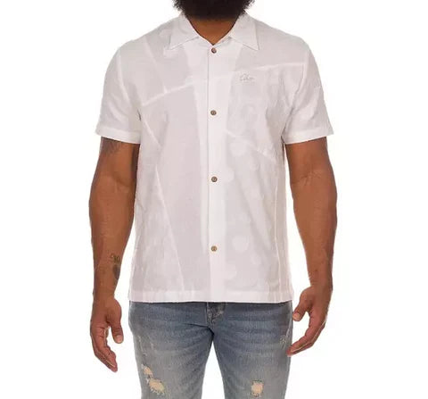 Men AKOO Blanco SS Woven Button Down