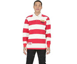 Men KLEEP Premium Long Sleeve Stripe Polo Shirt