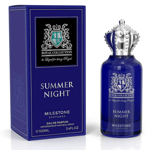 Summer Night Royal Collection By Milestone Eau De Parfum 3.4 FL OZ Unisex