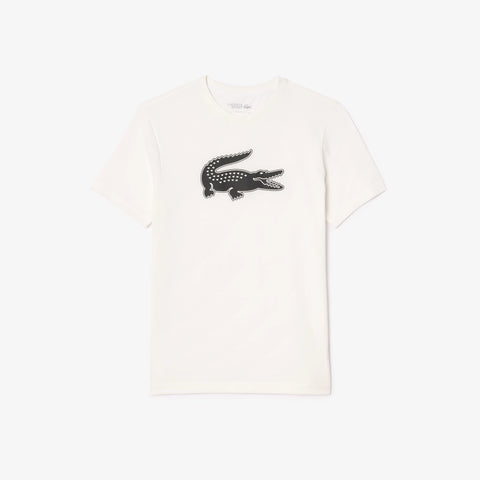 Men LACOSTE Sport 3D Print Croc Jersey T-Shirt