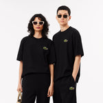 Unisex LACOSTE Loose Fit Heavy Cotton Badge T-Shirt