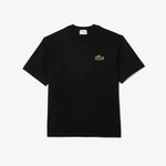 Unisex LACOSTE Loose Fit Heavy Cotton Badge T-Shirt