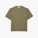 Unisex LACOSTE Loose Fit Heavy Cotton Badge T-Shirt