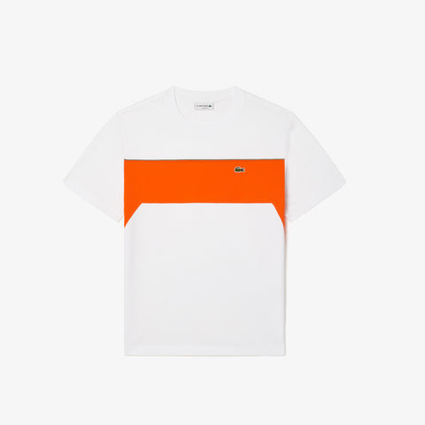 Men LACOSTE Cotton Colorblock T-Shirt