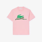 Men LACOSTE Print Cotton T-Shirt