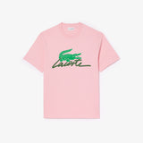 Men LACOSTE Print Cotton T-Shirt