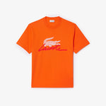 Men LACOSTE Print Cotton T-Shirt