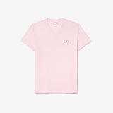 Men LACOSTE V-Neck Pima Cotton Jersey T-Shirt