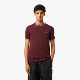 Men LACOSTE Lightweight Pique Neck T-Shirt