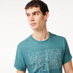 Men LACOSTE Ultra-Dry Printed Sport T-Shirt