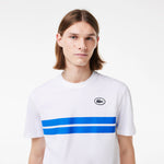 Men LACOSTE Heritage Print Cotton T-Shirt