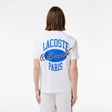 Men LACOSTE Heritage Print Cotton T-Shirt