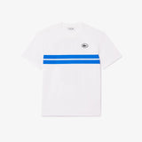 Men LACOSTE Heritage Print Cotton T-Shirt