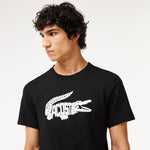 Men LACOSTE Sport Ultra-Dry Croc Print T-Shirt