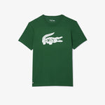 Men LACOSTE Sport Ultra-Dry Croc Print T-Shirt