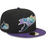 Men NEW ERA Tampa Ray Retro Script Fitted Hat