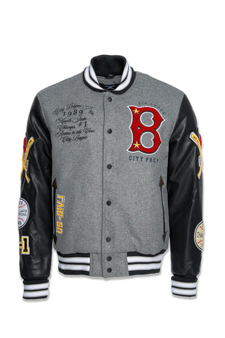 Men JORDAN CRAIG Big Apple Varsity Jacket