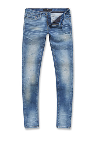 Men JORDAN CRAIG Random Nebula Cloud Denim Jean