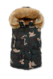 Men JORDAN CRAIG Yukon Fur Lined Puffer Vest