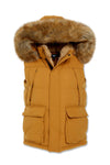 Men JORDAN CRAIG Yukon Fur Lined Puffer Vest