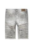 Men JORDAN CRAIG Python Denim Shorts