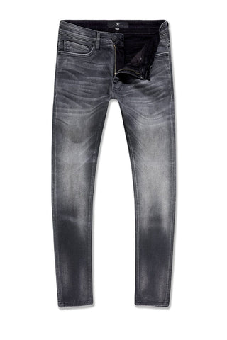 Men JORDAN CRAIG Teflon Don Denim Slim Taper Jeans