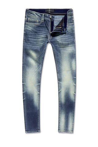 Men JORDAN CRAIG Kevlar Denim Slim Taper Jeans