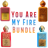 You Are My Fire Bundle | You Are My Fire Unisex | You Are My Fire Rouge Unisex | You Are My Fire Pink Blush Women | You Are My Fire Miracle Kiss Women | 100 ML (3.4 FL OZ) Eau De Parfum By Zakat