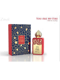 You Are My Fire Bundle | You Are My Fire Unisex | You Are My Fire Rouge Unisex | You Are My Fire Pink Blush Women | You Are My Fire Miracle Kiss Women | 100 ML (3.4 FL OZ) Eau De Parfum By Zakat