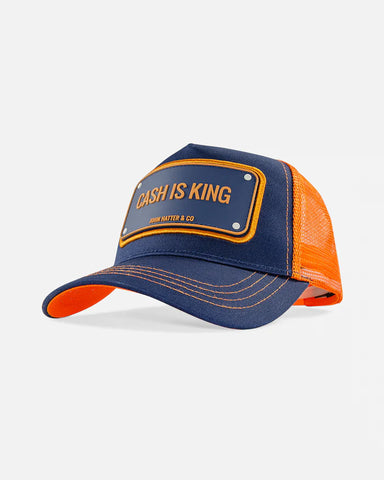 Men JOHN HATTER & CO Rubber Cash Is King Trucker Hat