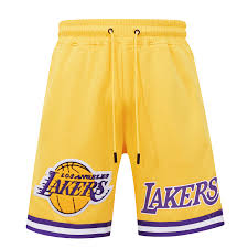 Men PRO STADNARD Los Angeles Lakers Chenille Short