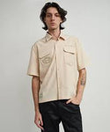 Men REASON Bridges Cargo Utility Button up Shirt