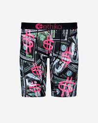 Men ETHIKA Printing Money Boxer