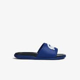 Men LACOSTE Croco Dualiste Synthetic Logo Strap Slide