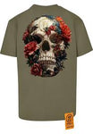 Men FORGOTTEN FACES Overgrown Skull T-Shirt