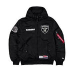 Men NEW ERA Alpha Industries x Las Vegas Raiders Bomber Jacket