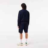 Men LACOSTE Unbrushed Cotton Fleece Shorts