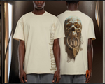 Men FORGOTTEN FACES Sand Skull T-Shirt