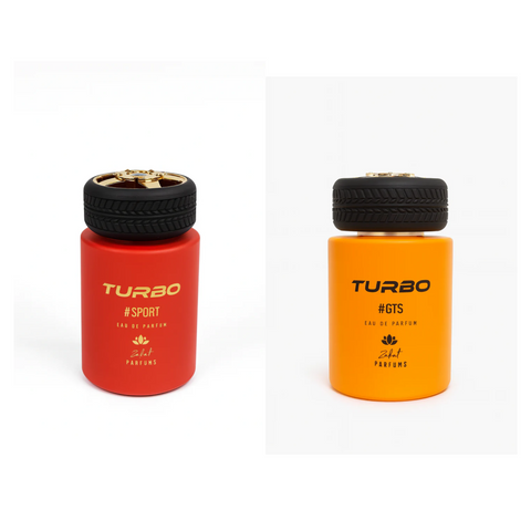 Turbo Bundle | Turbo #Sport By Zakat Eau De Parfum 100ML (3.4 FL OZ) Men | Turbo #GTS By Zakat Eau De Parfum 100ML (3.4 FL OZ) Men