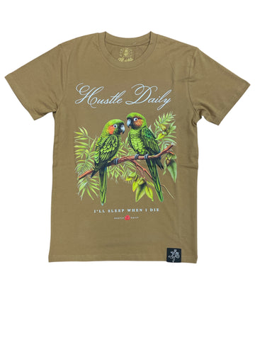 Men HASTA MUERTE Tropical Birds T-Shirt