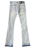 Men DENIMICITY Rip N Repair Stacked Flare Jeans