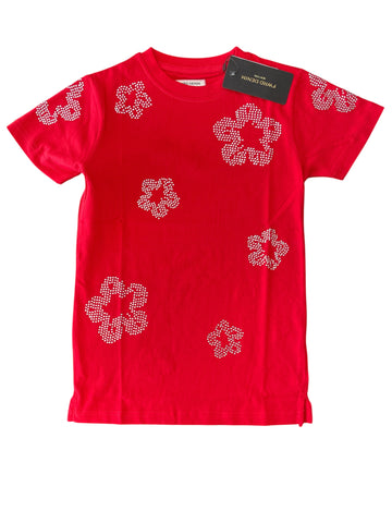 Men FWRD Crystal Flower Stone T-Shirt