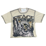 Men BKYS Peace Cropped T-Shirt