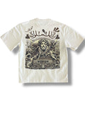 Men DENIMICITY Kings Puff Print Oversized T-Shirt