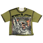 Men BKYS Peace Cropped T-Shirt