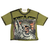 Men BKYS Peace Cropped T-Shirt