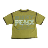 Men BKYS Peace Cropped T-Shirt