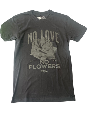 Men CARTEL No love No Flower T-shirt