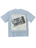Men DENIMICITY One Life Again Oversized T-Shirt